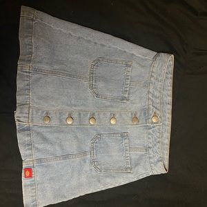 2 jean skirts (Dickies and Abercrombie) with tags!